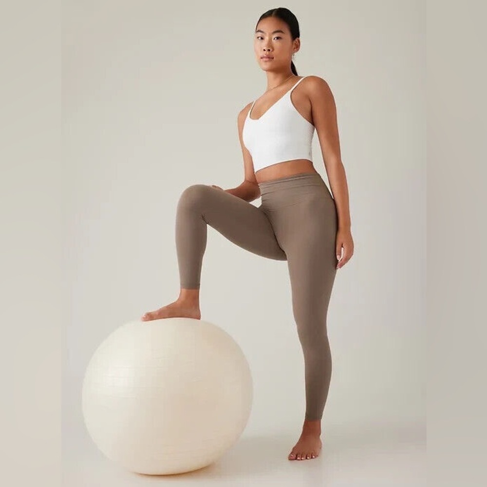 Athleta Ultra High Elation Taupe Leggings